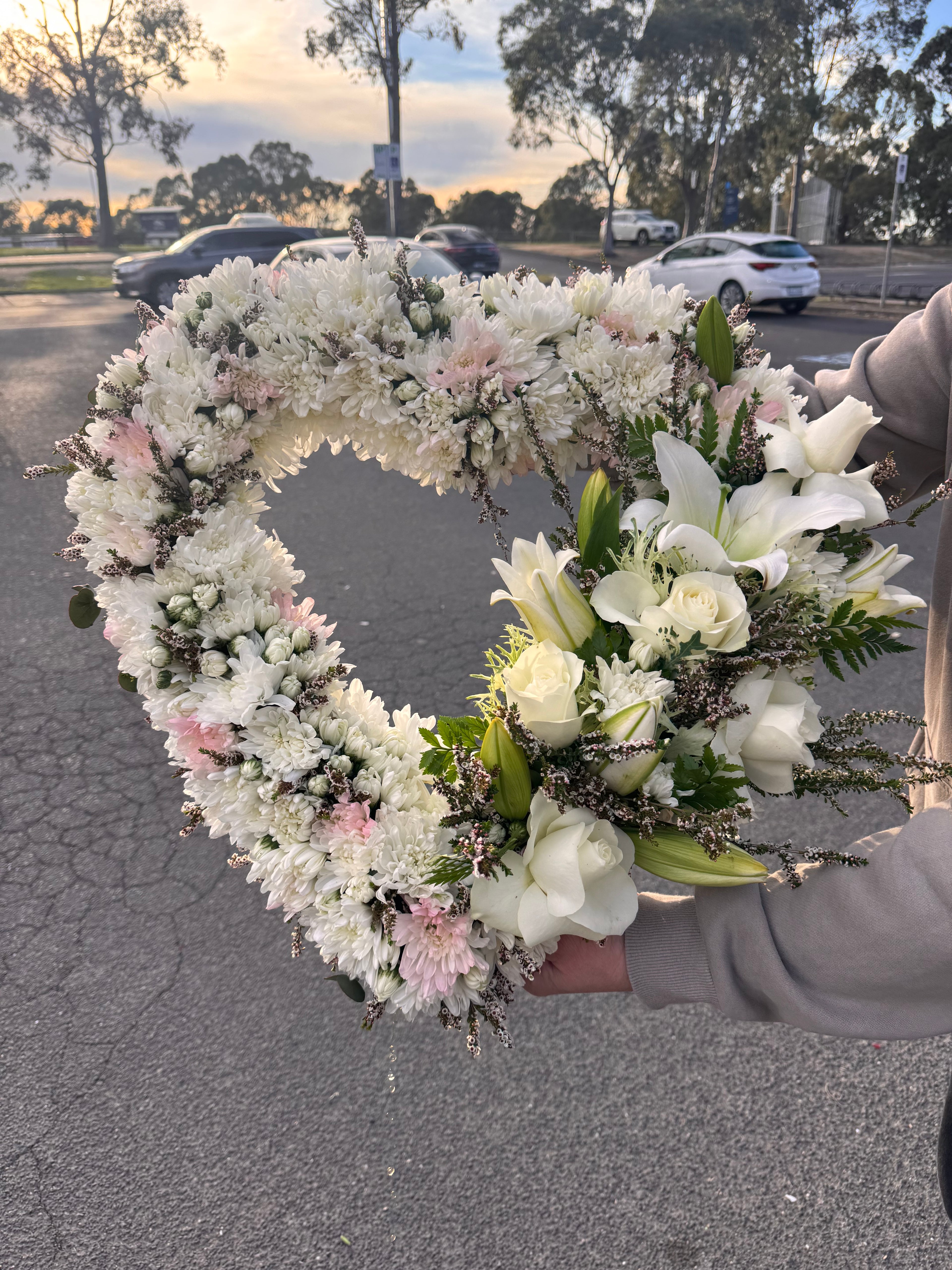 Soft Heart Wreath