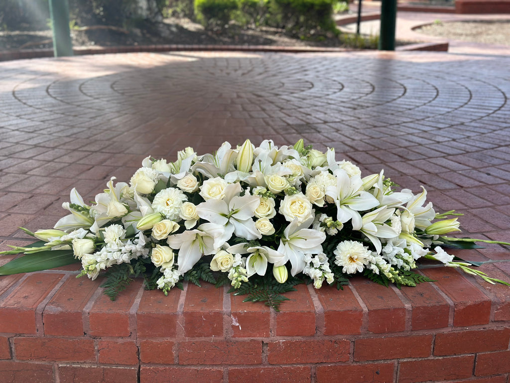 Cascade Coffin Flowers