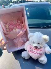 Load image into Gallery viewer, Flowers &amp; Bear Mothers Day Package
