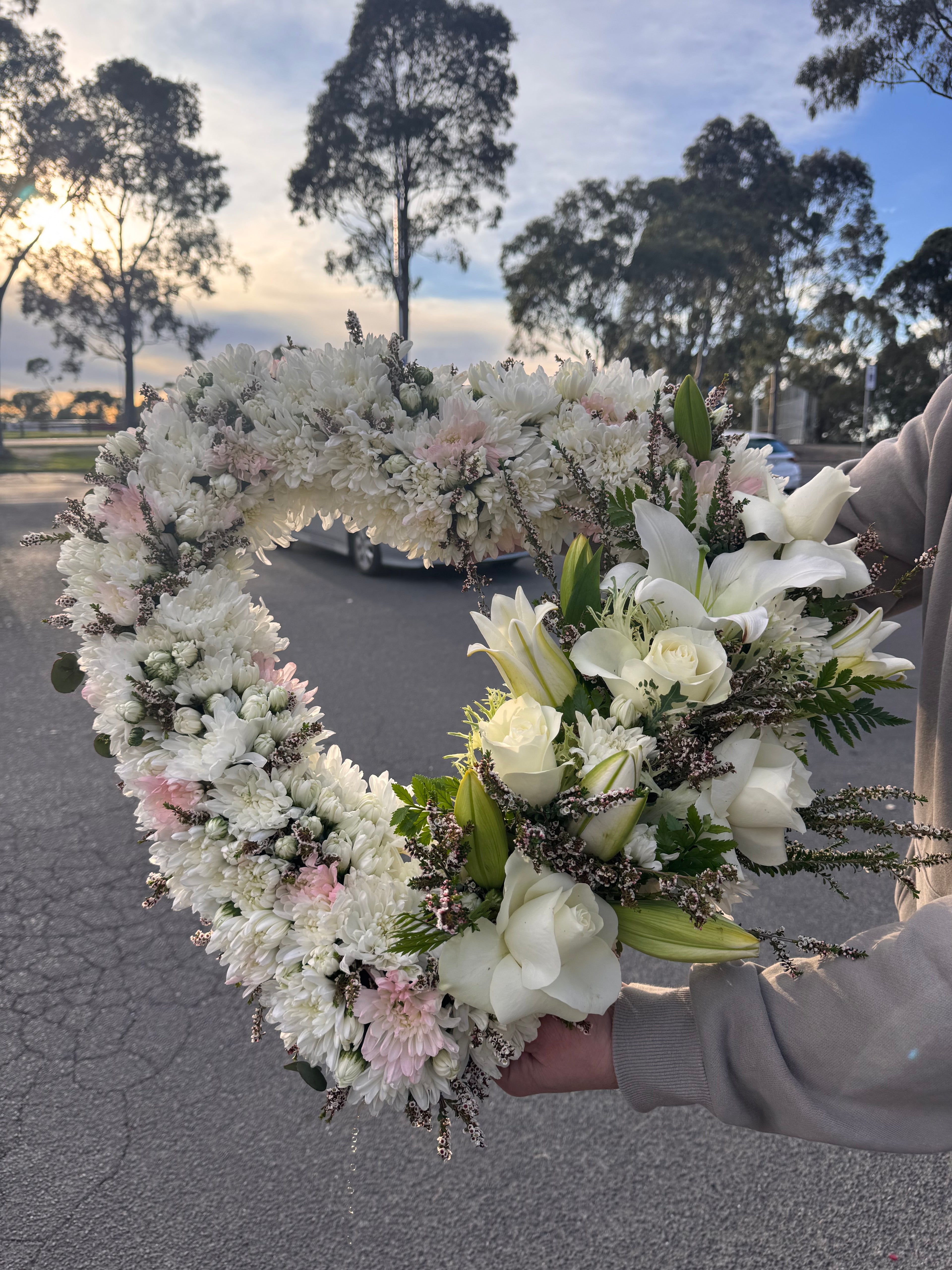 Soft Heart Wreath