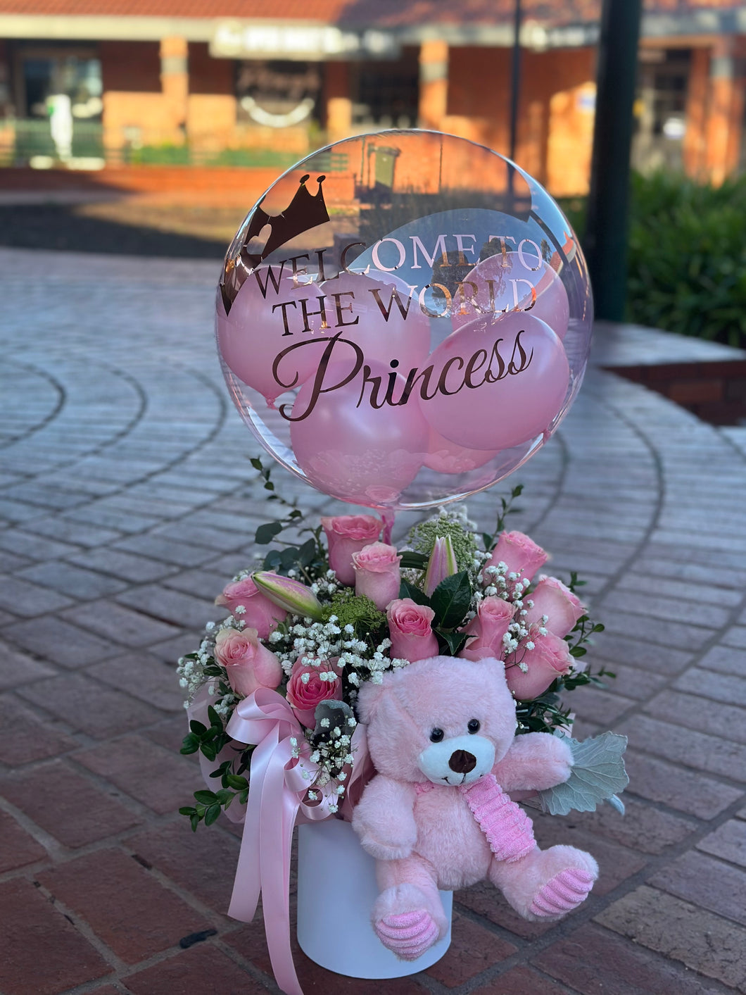 Baby Hot Air Balloon Arrangement