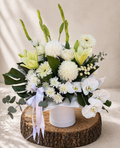 White blooms