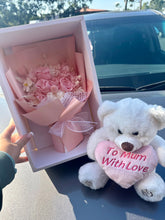 Load image into Gallery viewer, Flowers &amp; Bear Mothers Day Package
