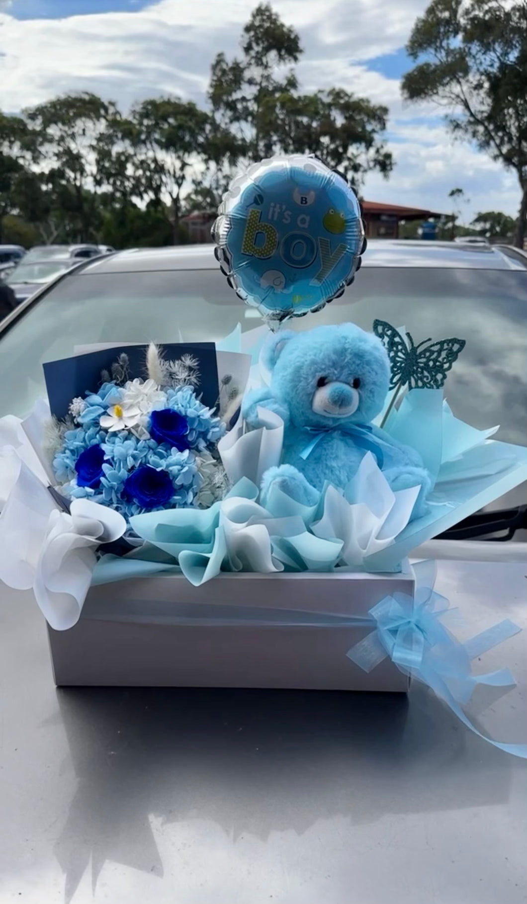 Baby Boy Hamper Box