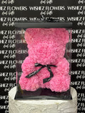 Large Pink Rose Bear