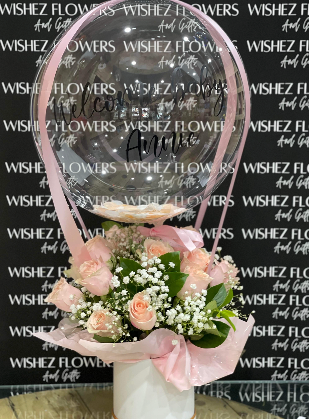 Baby Hot Air Balloon Arrangement