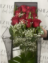 Load image into Gallery viewer, Roses in a Long Box
