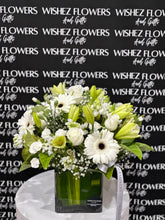 Load image into Gallery viewer, Large White Glass Vase

